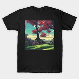 Anime Style Landscape T-Shirt